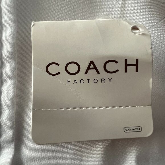 Vintage Coach Tobacco Tan Leather 6457 Brief/Laptop Case NWT - Picture 2 of 16